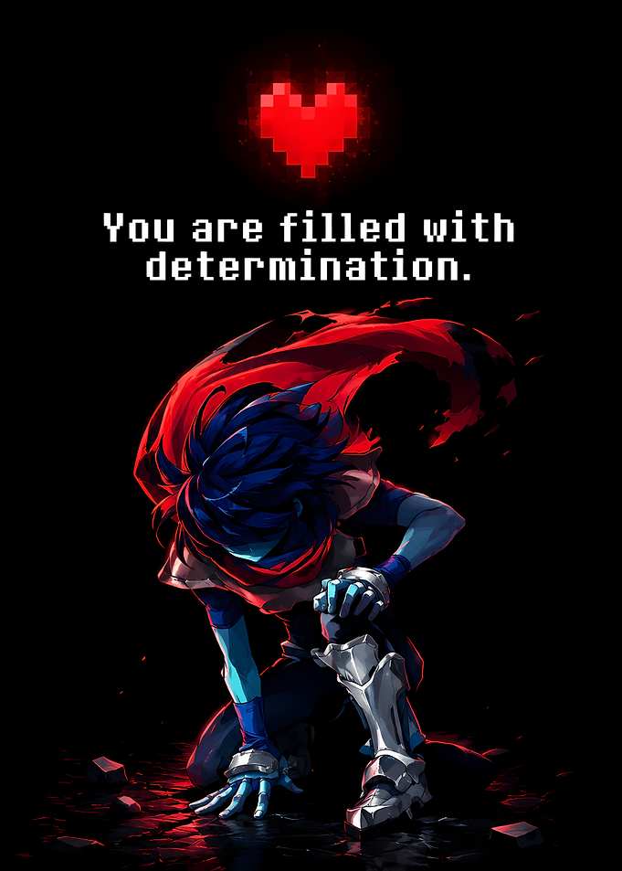 Undertale Kris Determination Fan Art