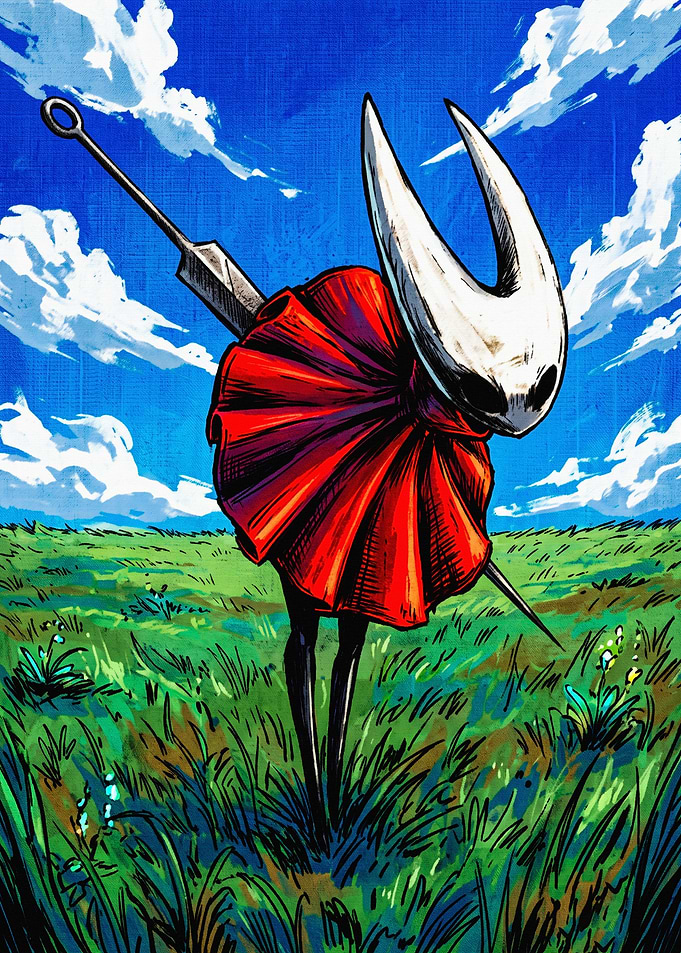 Hornet from Hollow Knight in Field