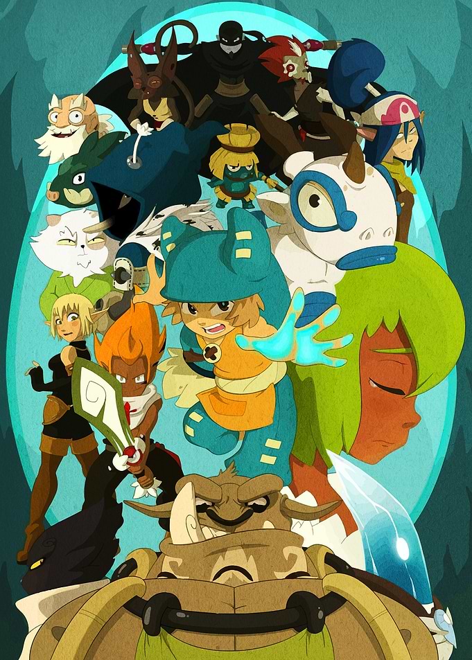 Wakfu Series Character Ensemble Poster