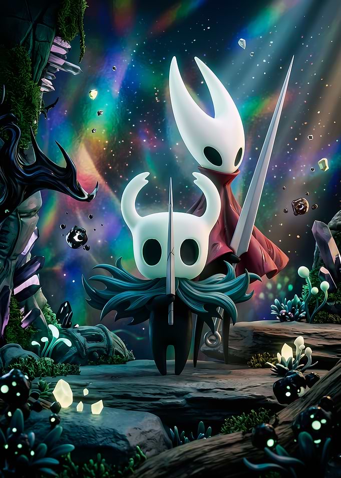 Hollow Knight and Hornet Fan Art