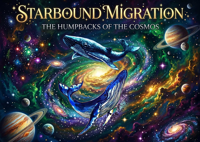 Starbound Migration Cosmic Whales