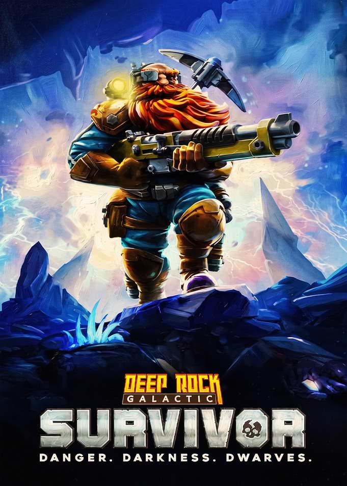 Deep Rock Galactic Survivor Game Poster