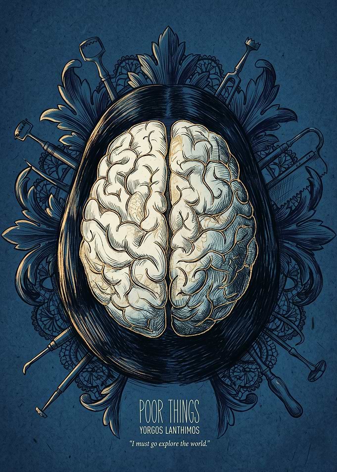 Poor Things Movie Poster Art