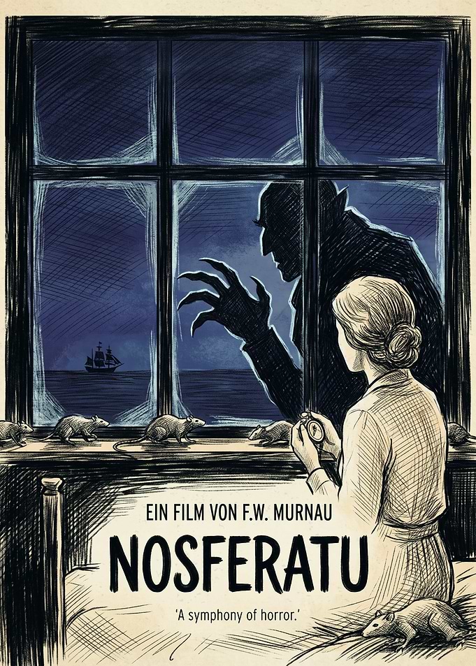 Nosferatu Movie Poster Art