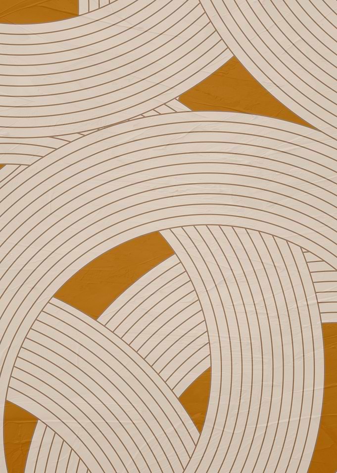Abstract Geometric Arcs Pattern