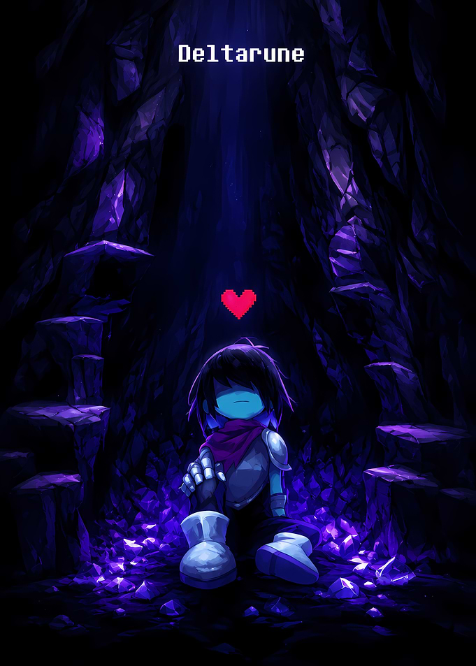 Deltarune Kris in Dark World