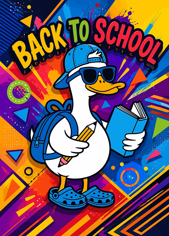 Cool Duck Back to School Poster