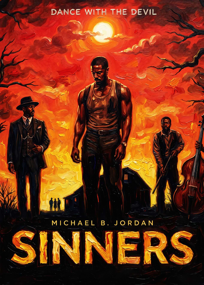 Sinners Movie Poster Art