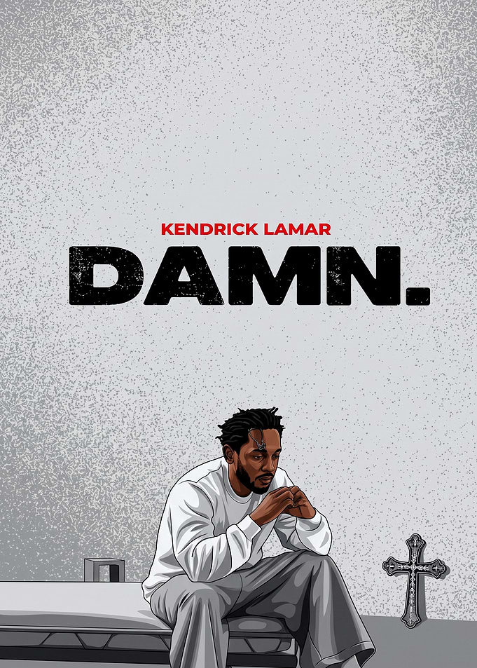 Kendrick Lamar Album Art Poster