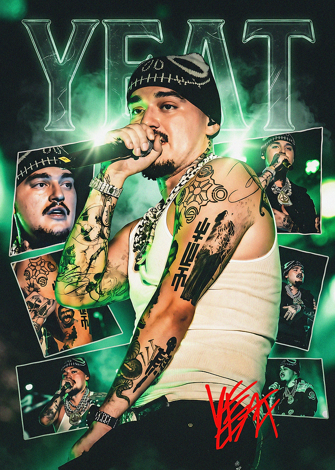 Yeat Concert Poster