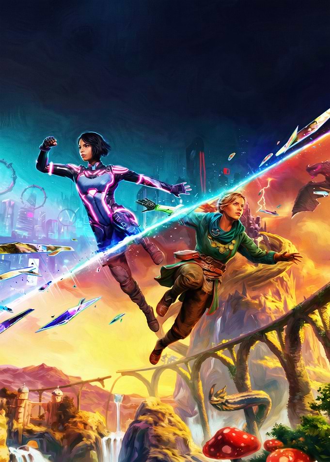 Split fiction Worlds
