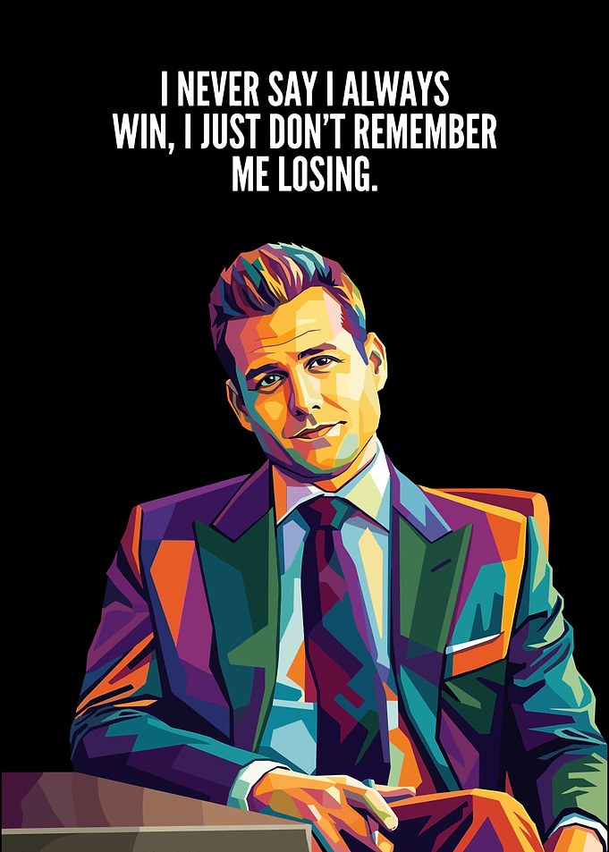 Harvey Specter Pop Art Poster