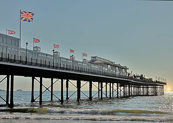 British Pier at Sunset