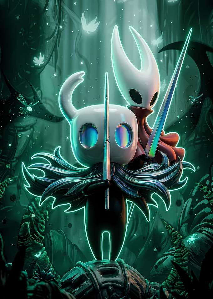 Hollow Knight and Hornet Duo