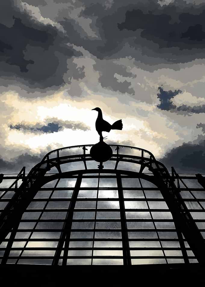 Tottenham Hotspur Cockerel Silhouette