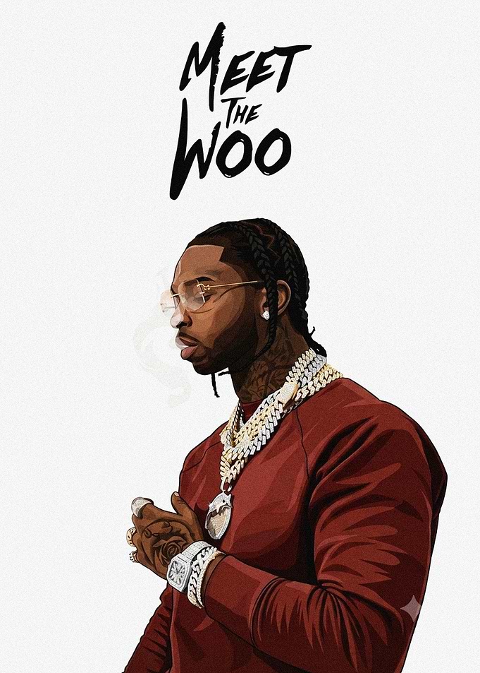Pop Smoke Meet The Woo Illustration