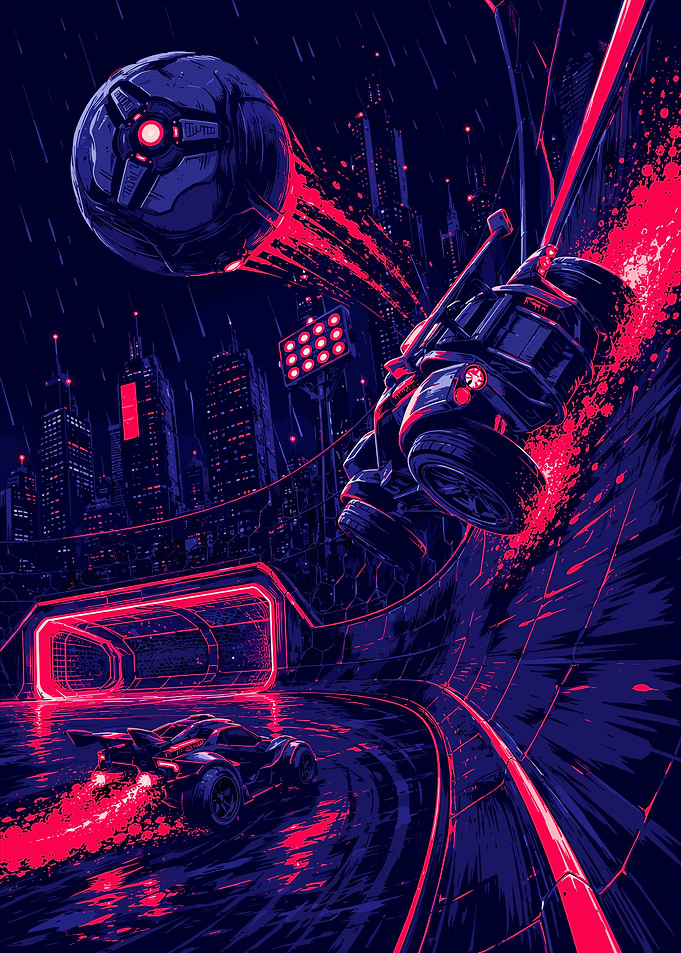 Rocket League Neon City Arena