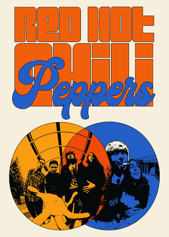 Red Hot Chili Peppers Band Poster