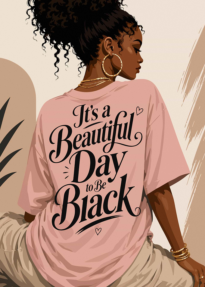 Beautiful Day to Be Black T-Shirt