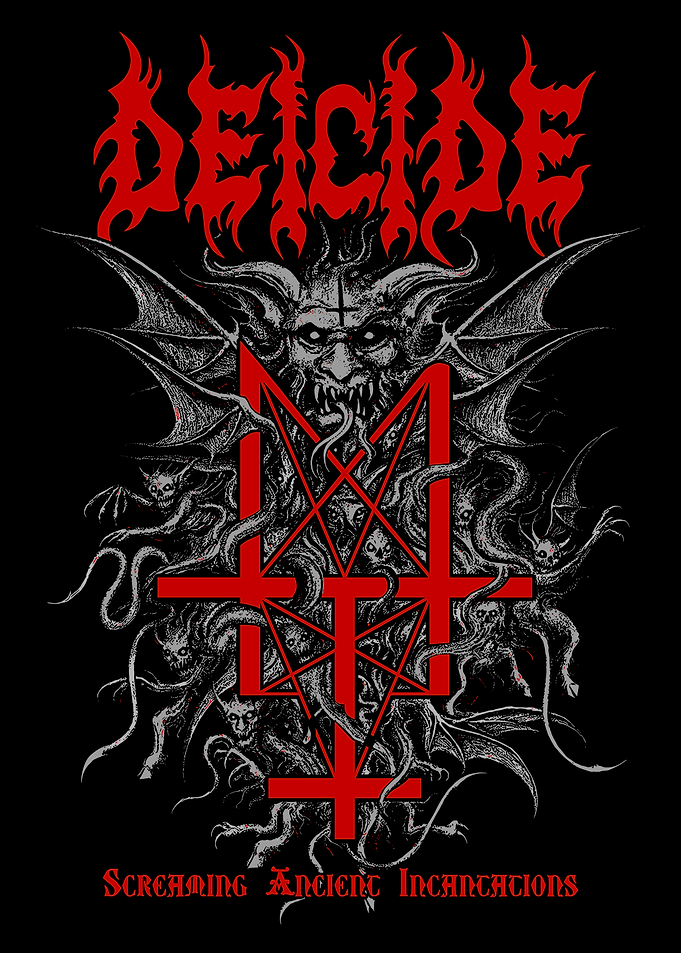 Deicide Screaming Ancient Incantations Band Art