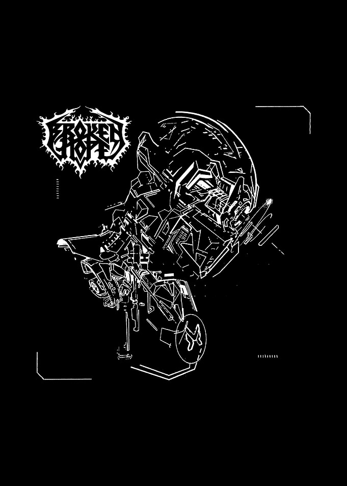 Cybernetic Skull Graphic