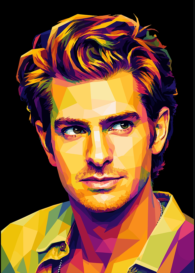 Andrew Garfield Pop Art Portrait