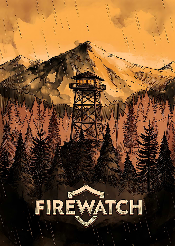 Firewatch Game Poster Art