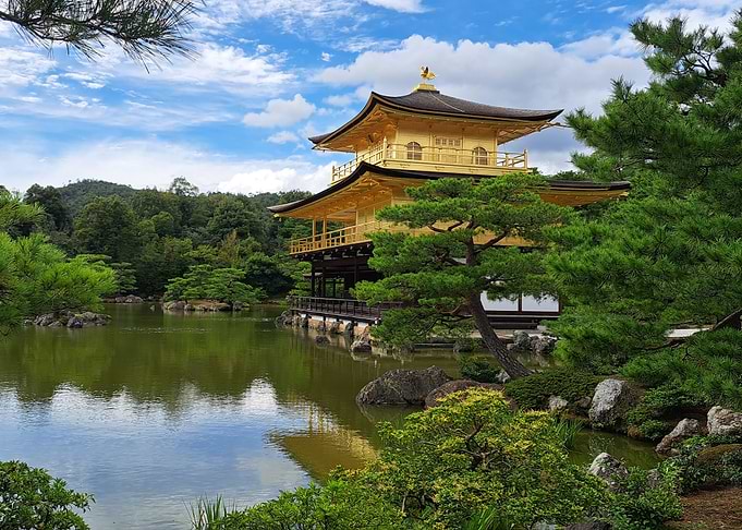 Kinkaku-ji Golden Pavilion in Kyoto