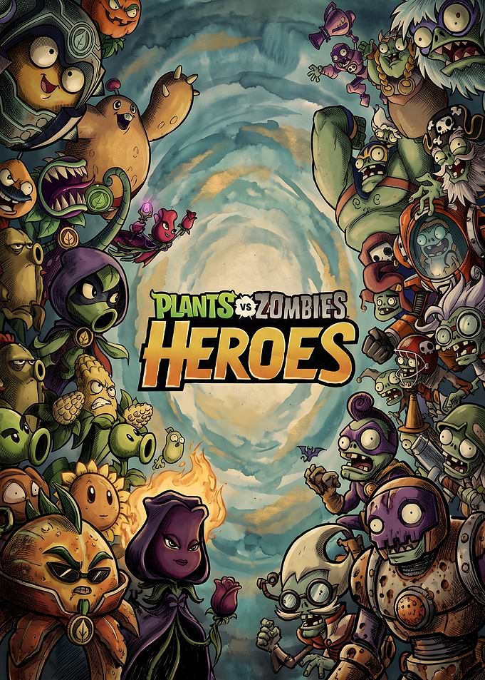 Plants vs. Zombies Heroes Game Poster