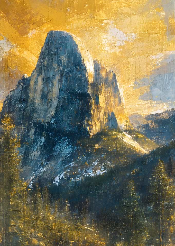 Half Dome at Golden Hour