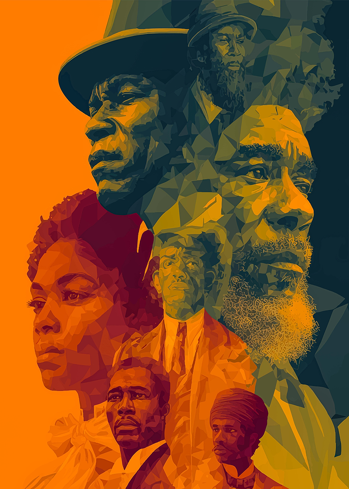 African American Historical Figures Collage