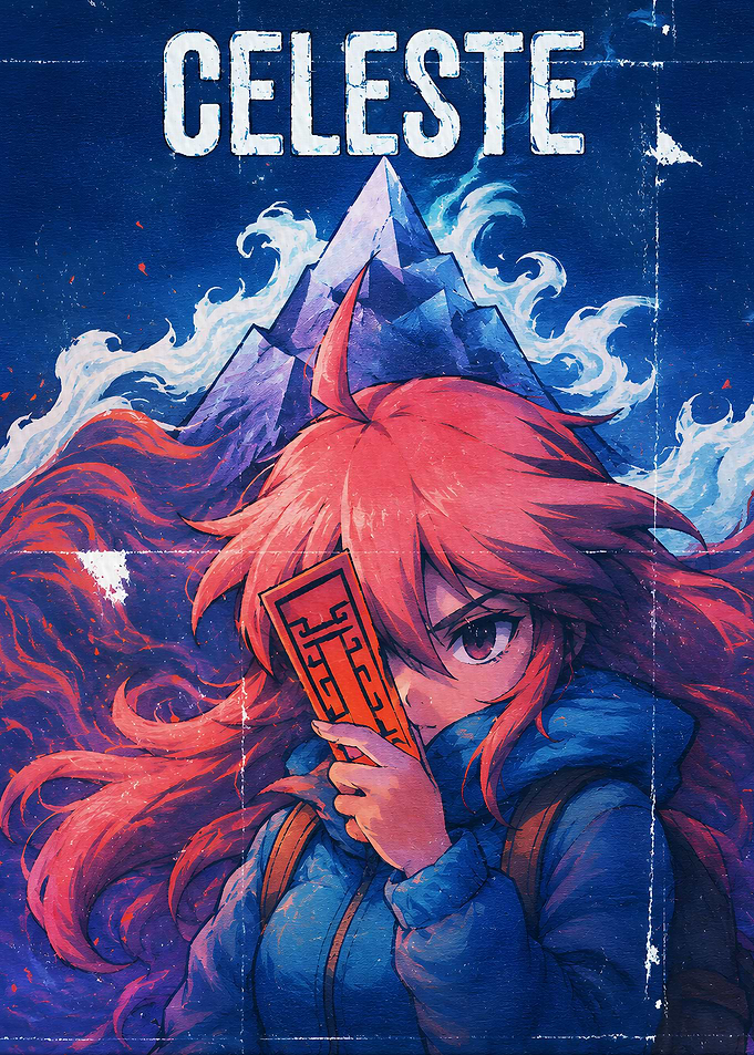 Celeste Game Poster Art