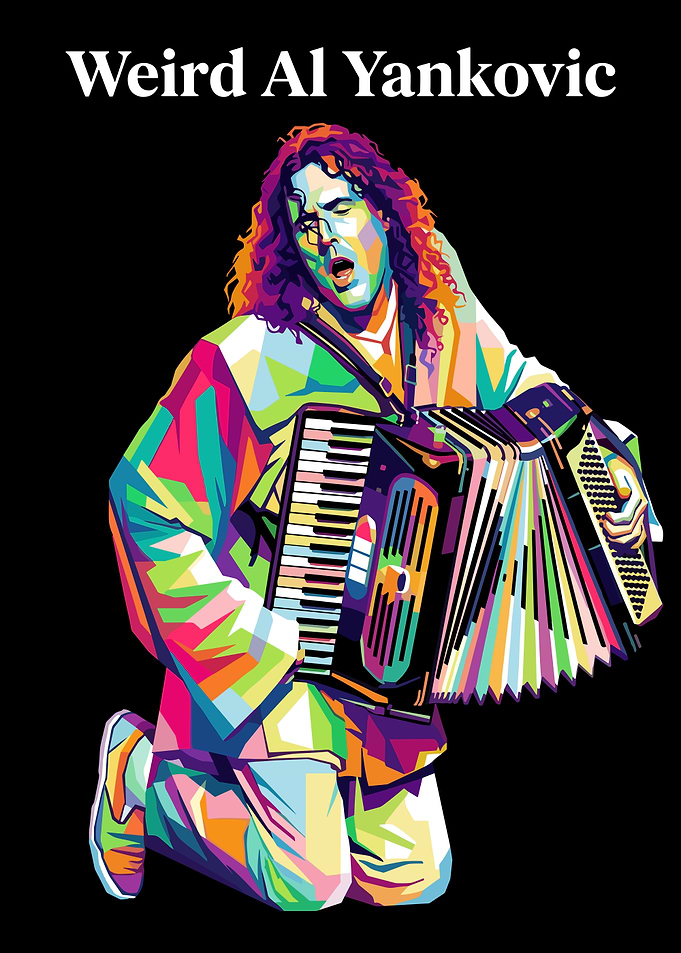 Weird Al Yankovic Pop Art Portrait