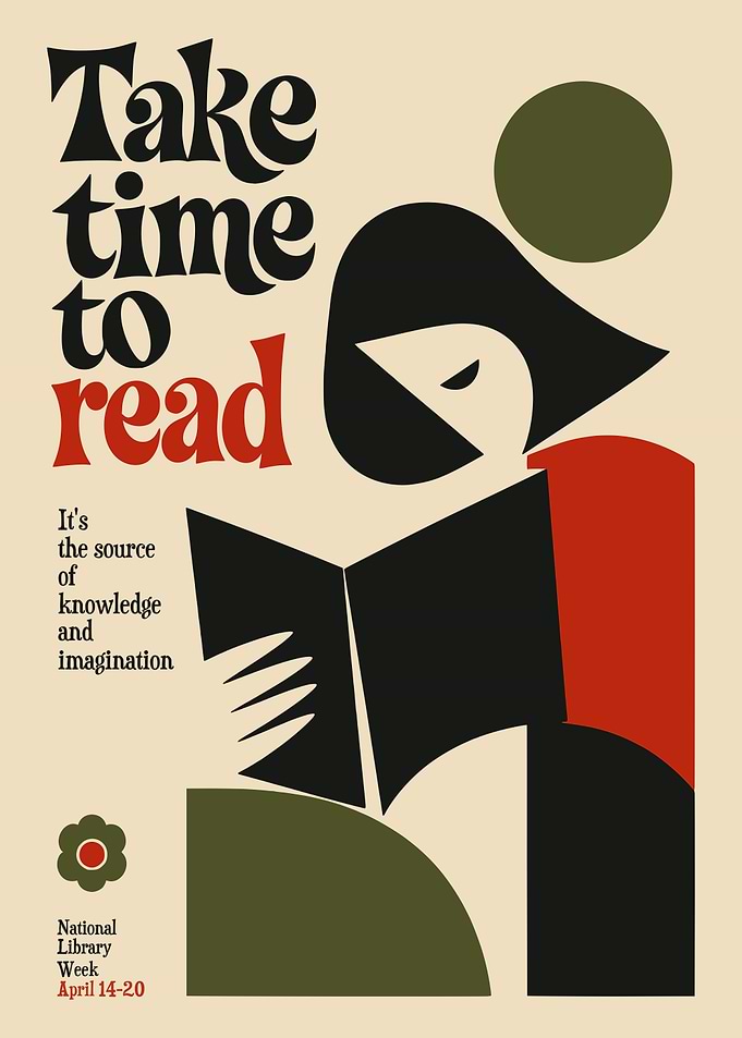Take Time to Read Poster