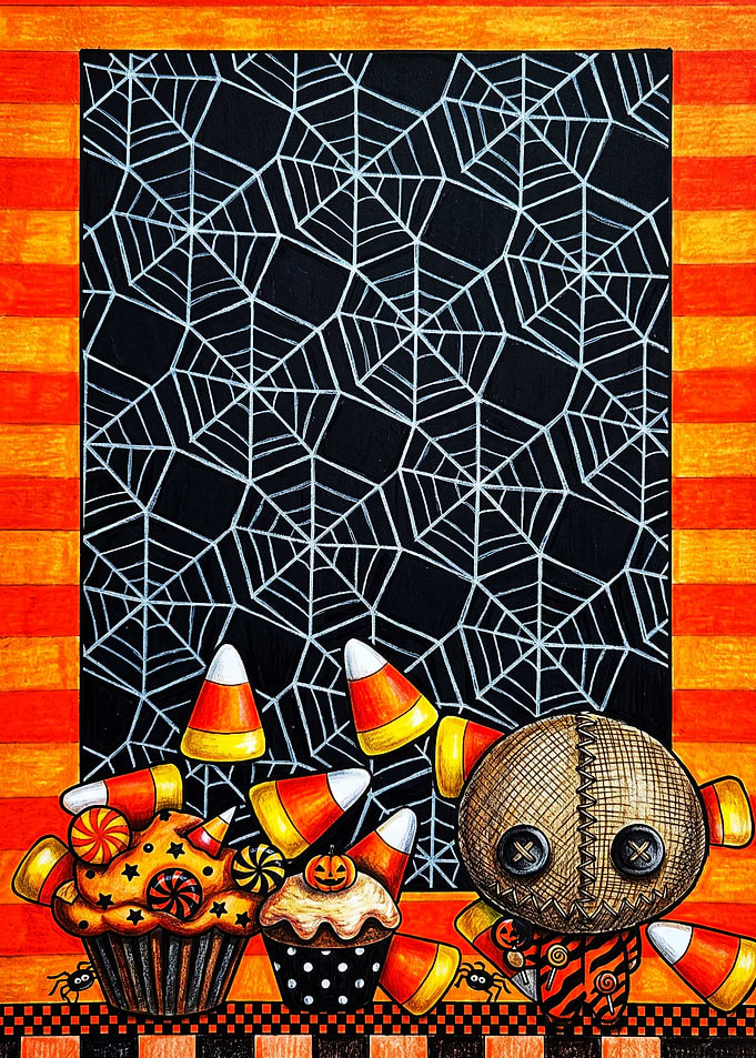Sam Halloween Cupcake Art