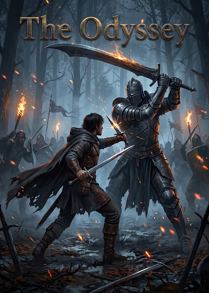 The Odyssey Fantasy Battle Scene