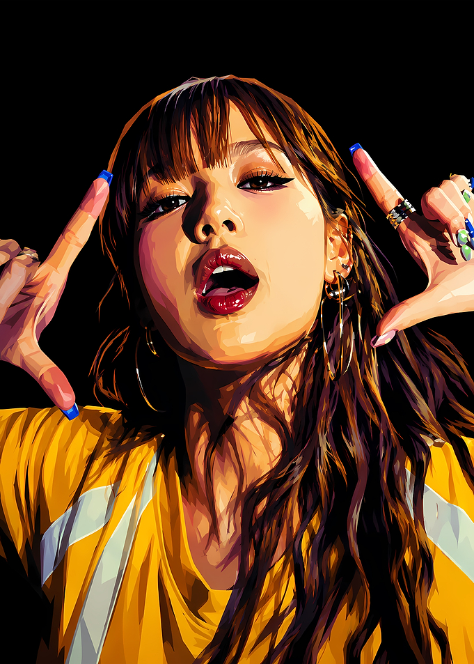 Lisa Blackpink Digital Portrait