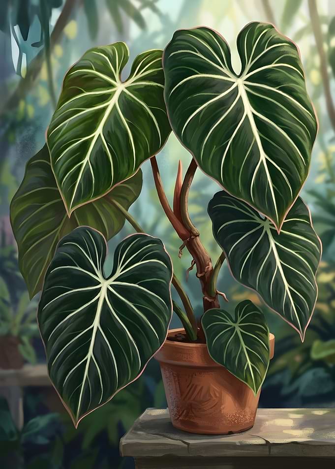 Philodendron Gloriosum Cozy Aesthetic