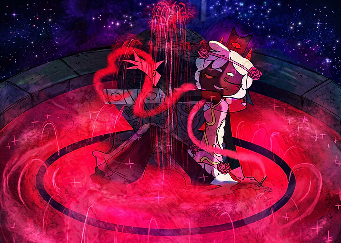 Cookie Run Dark Enchantress Fountain