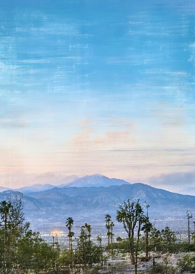 Serene Mountain Landscape at Sunset