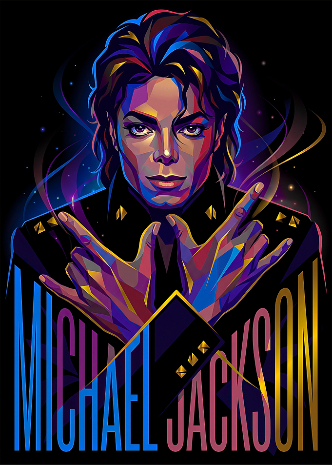 Michael Jackson Pop Art Portrait