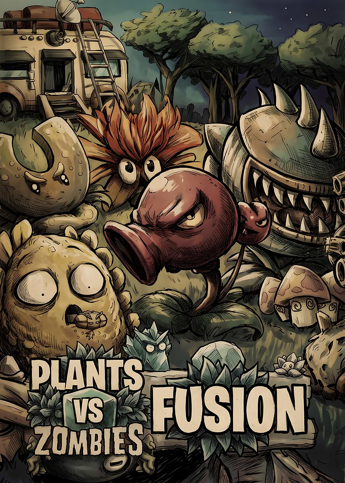 Plants vs Zombies Fusion Fan Art