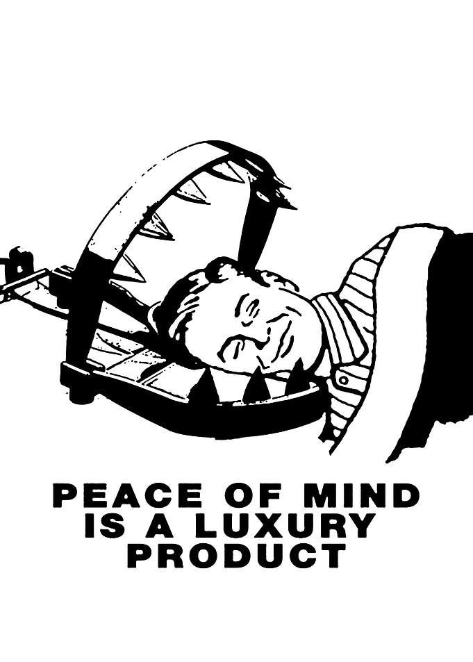 Peace of Mind Luxury Trap Poster