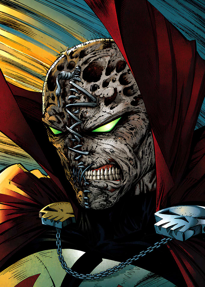 Spawn Comic Book Character Portrait