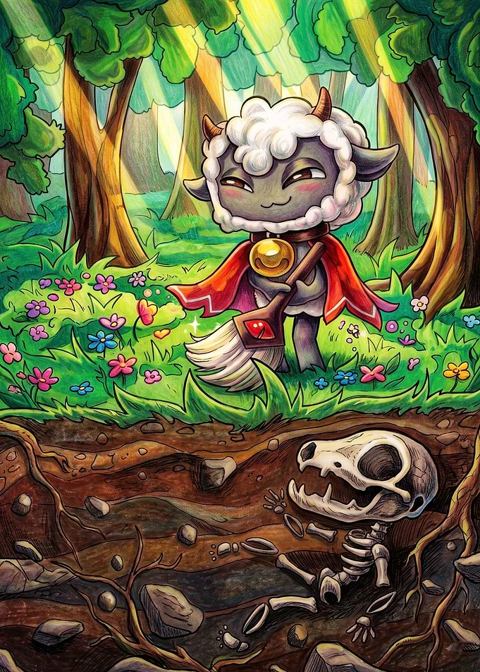 Cult of the Lamb character art