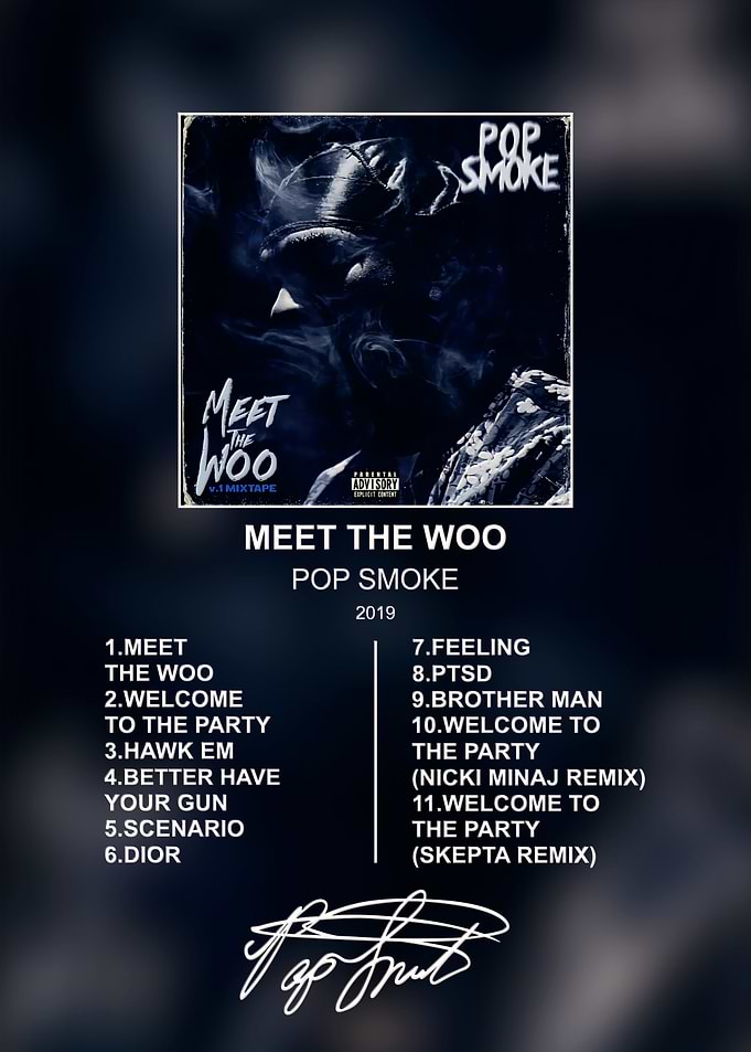 Pop Smoke Meet The Woo Poster