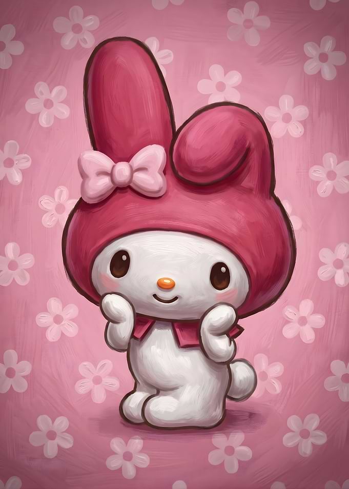 My Melody Sanrio Character Illustration