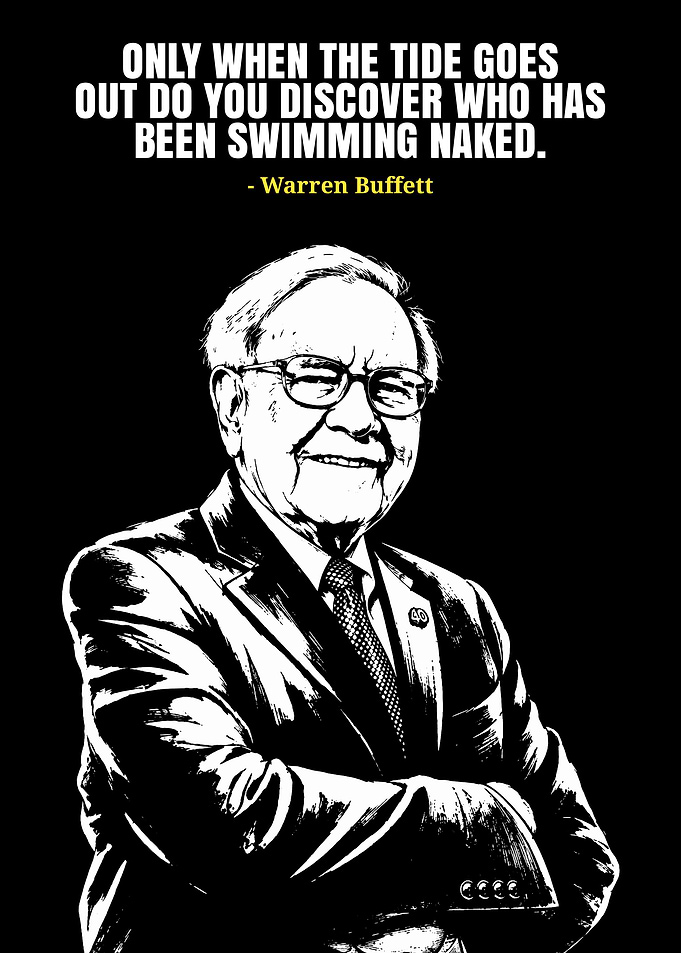 Warren Buffett Inspirational Quote Poster