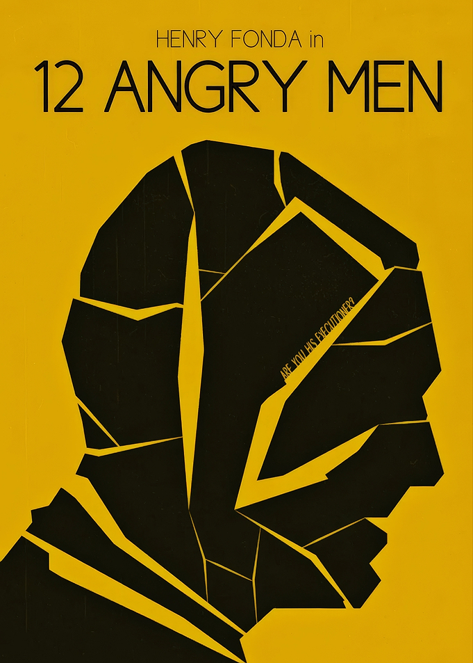 12 Angry Men Minimalist Movie Poster