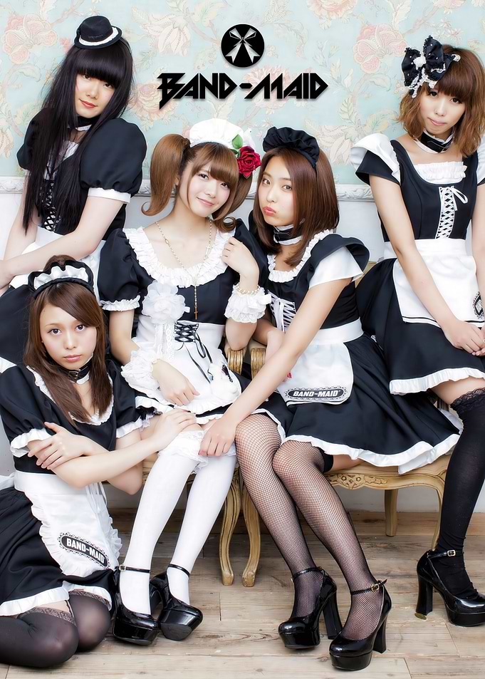 Band-Maid Japanese Rock Band Portrait